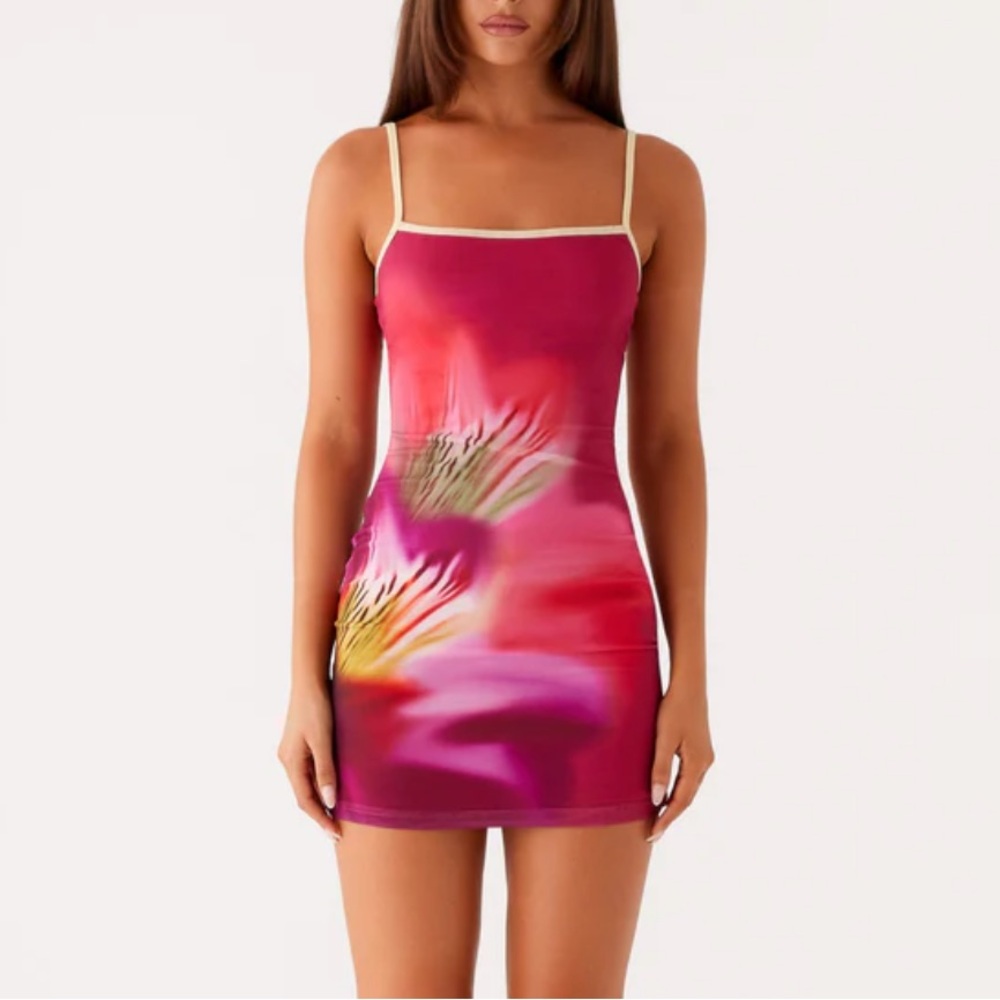Peppermayo Floral Pink Mini Dress